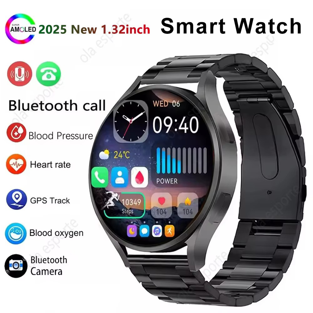 Smartwatch Health Watches For Men - New Smart Watch 1.32 inch HD