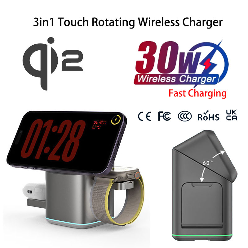 Watches Smartwatch Samsung - Praiser 25W Qi2 Foldable Touch Auto
