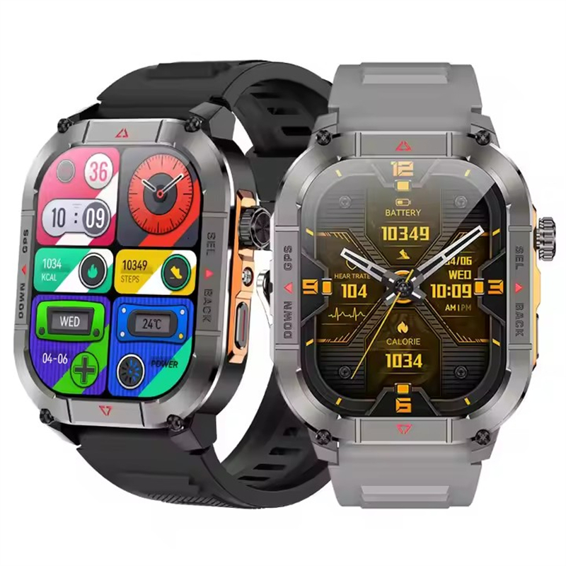 Smartwatch Health Watches For Men - New HK84 Men Smart Watch AMOLED