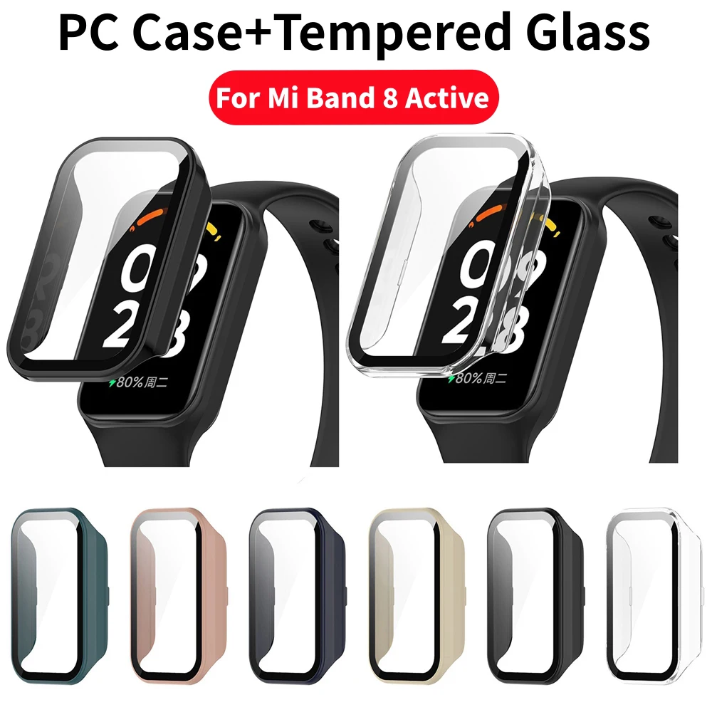 Watch Redmi - PC Case+Tempered Glass For Xiaomi Mi