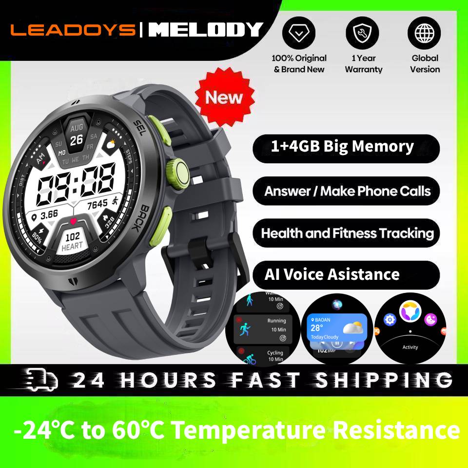 Smartwatch Health Watches For Men - LEADOYS C33 Smart Watch with Big
