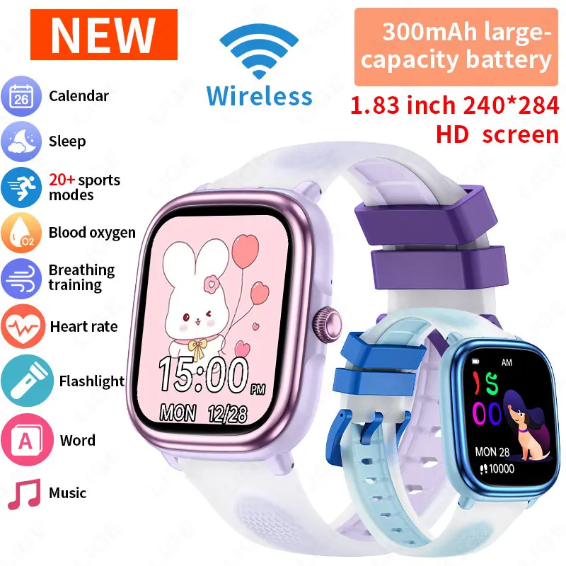 Smartwatch Watches Birthday Gift For Boys - LIGE Smart Watch for Kids Boy