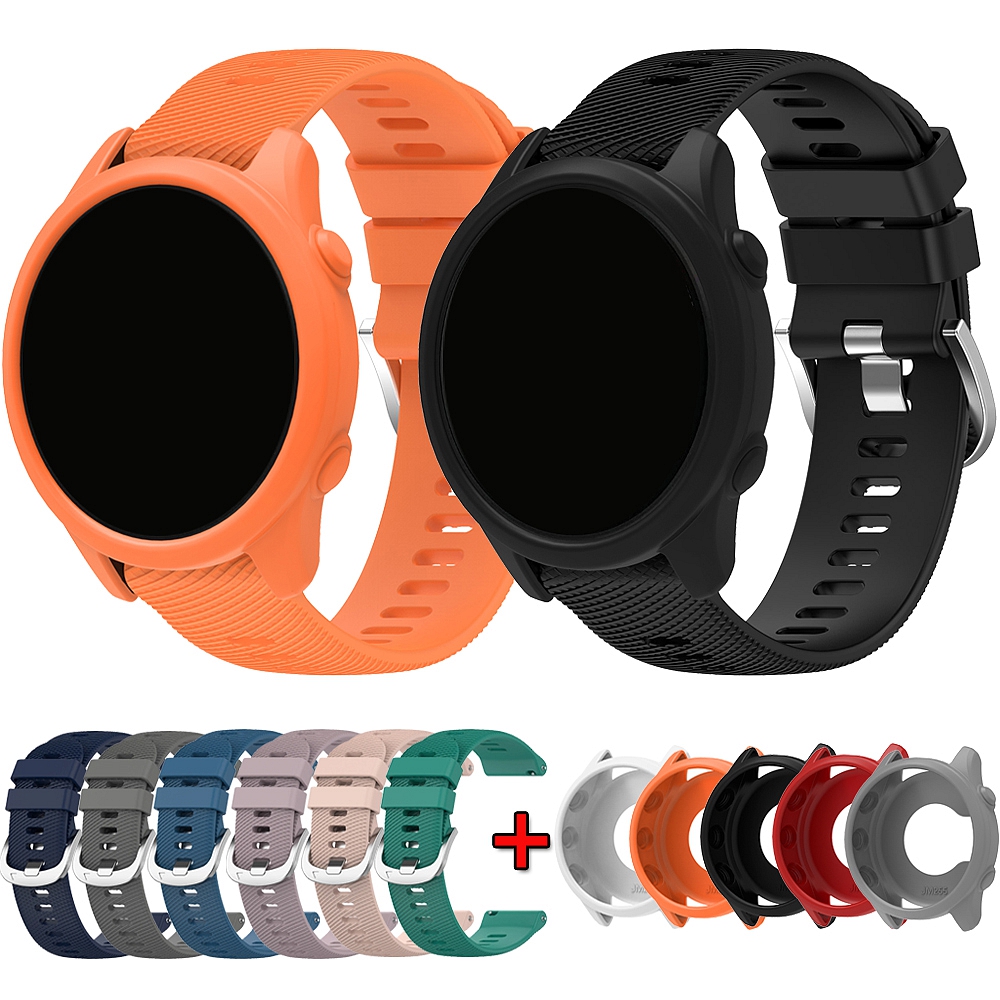 Xwatch Smartwatch - Silicone Watchband+Cases For Garmin Forerunner 255/265