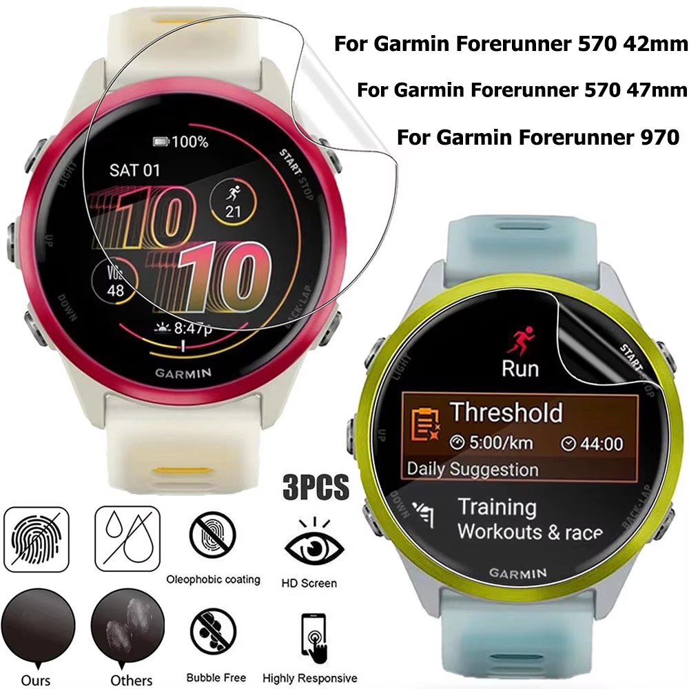 1-3Pcs Hydrogel Film For Garmi - Xwatch Smartwatch 评论和价格