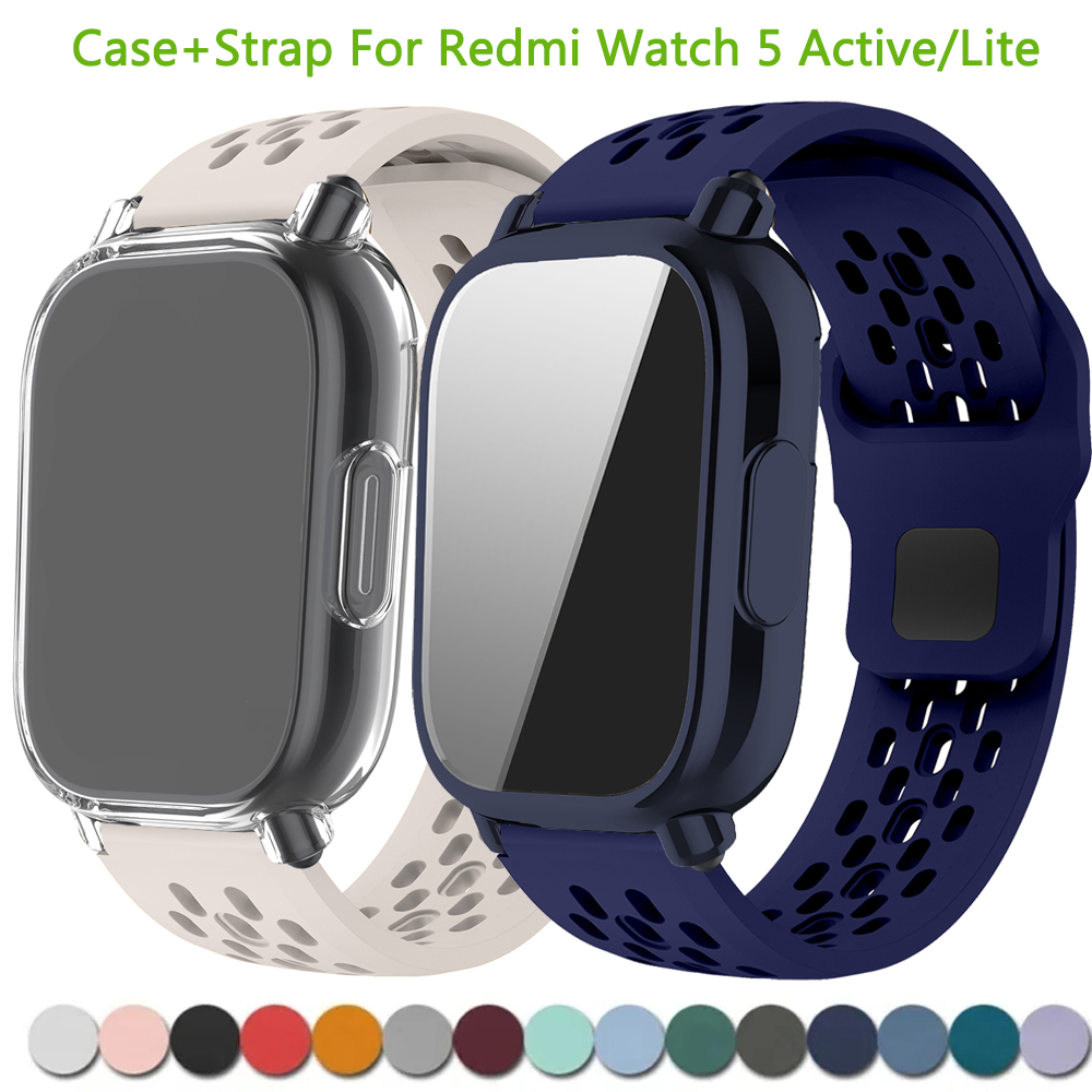 Case+Silicone Strap For Xiaomi - Watch Redmi 评论和价格