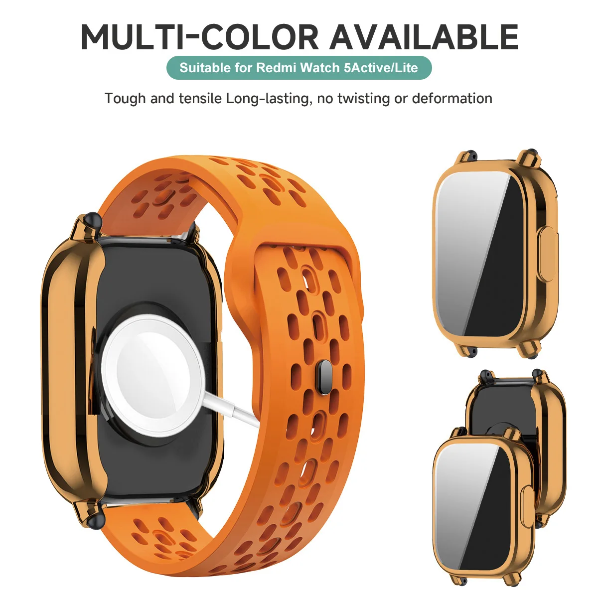Case+Silicone Strap For Xiaomi - Watch Redmi 评论和价格