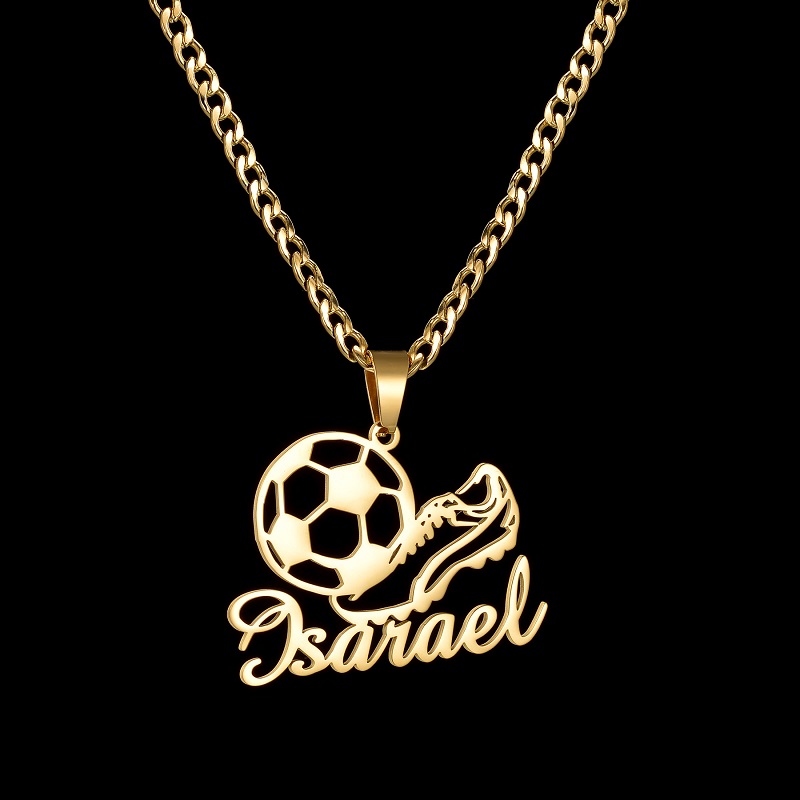 Custom Name Necklace Football  - Smartwatch Sports Watches For Men 评论和价格