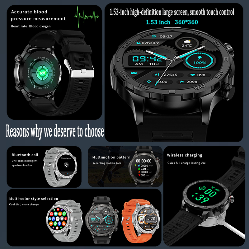 New GPS Track Smart Watch Men  - Smartwatch Sports Watches For Men 评论和价格