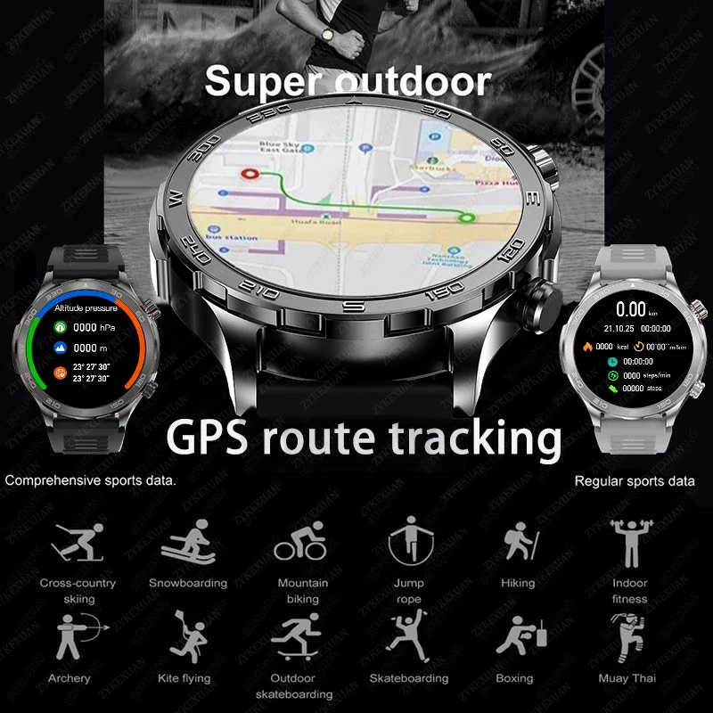New GPS Track Smart Watch Men  - Smartwatch Sports Watches For Men 评论和价格