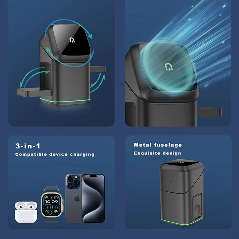 Praiser 25W Qi2 Foldable Touch - Watches Smartwatch Samsung 评论和价格