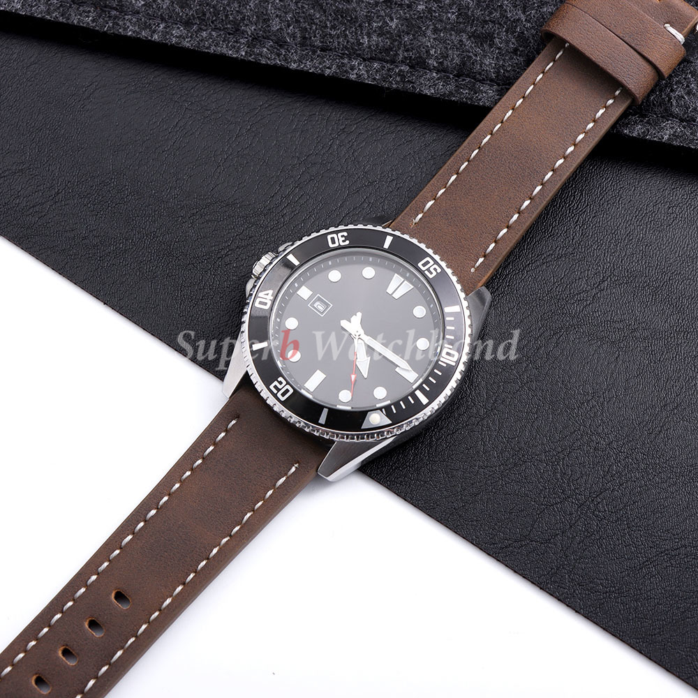 20mm 22mm PU Matte Leather Wat - Smartwatch Vintage Watches For Men 评论和价格
