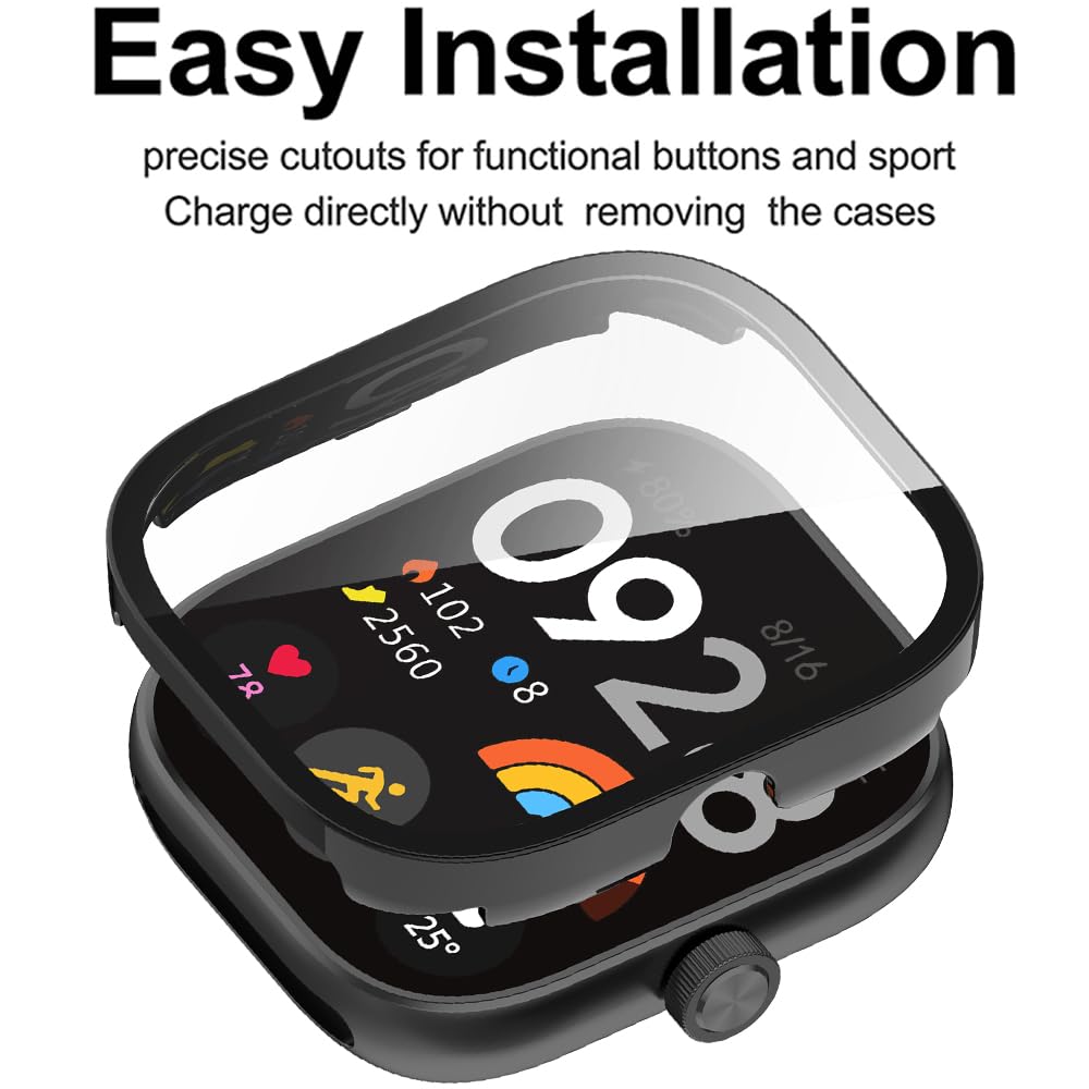 Tempered Glass+Case For Xiaomi - Watch Redmi 评论和价格