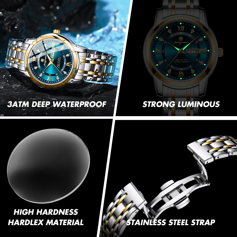 PAAZOMU Watch Men Women Diamon - Watches Ladies Smartwatch 评论和价格