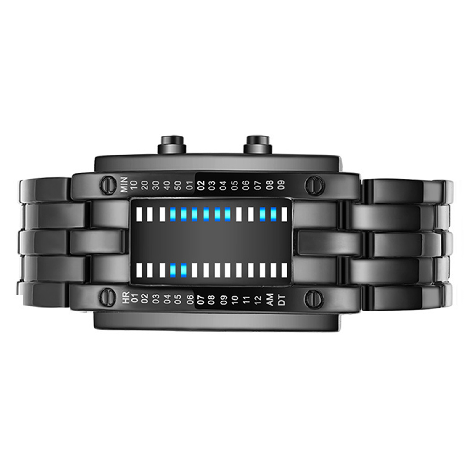 Premium Binary Matrix Blue LED - Smartwatch Premium Watches For Women 评论和价格