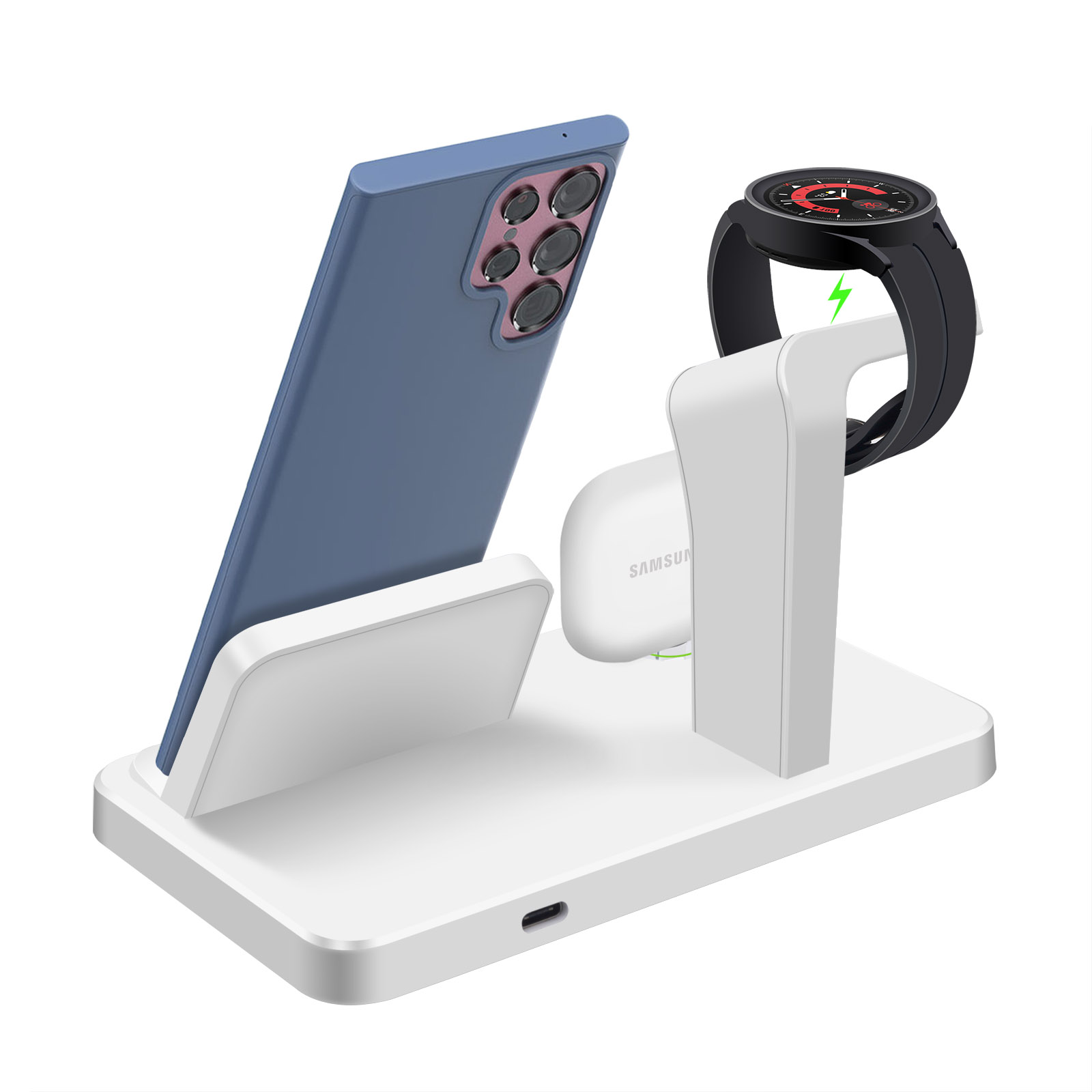 Desk 3 in 1 Type C Port Wirele - Watches Smartwatch Samsung 评论和价格