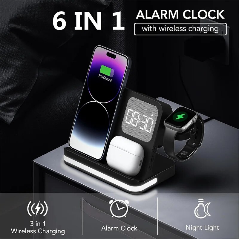 Wireless Charger Stand For iPh - Watches Smartwatch Samsung 评论和价格