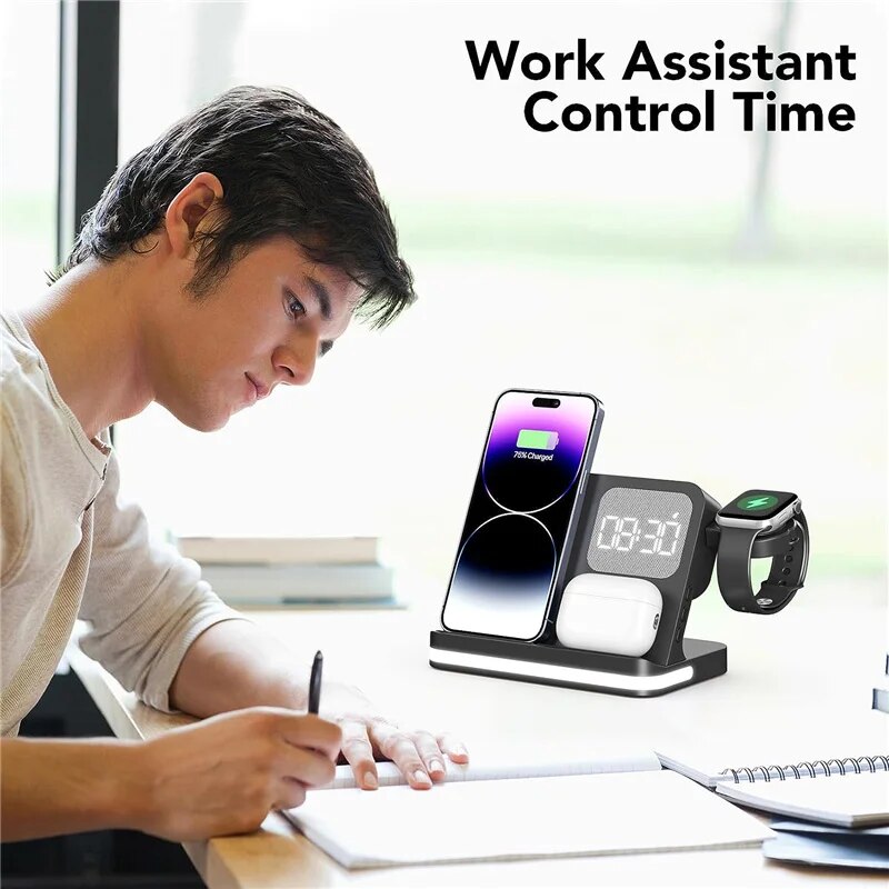 Wireless Charger Stand For iPh - Watches Smartwatch Samsung 评论和价格