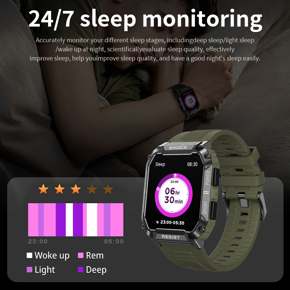 LIGE Men's Smartwatch Health B - Smartwatch Watches For Sale 评论和价格