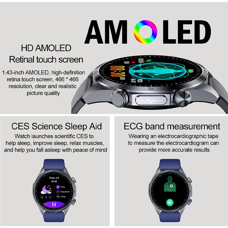 2026 New ECG+PPG Monitor Pulse - Smartwatch Health Watches For Men 评论和价格