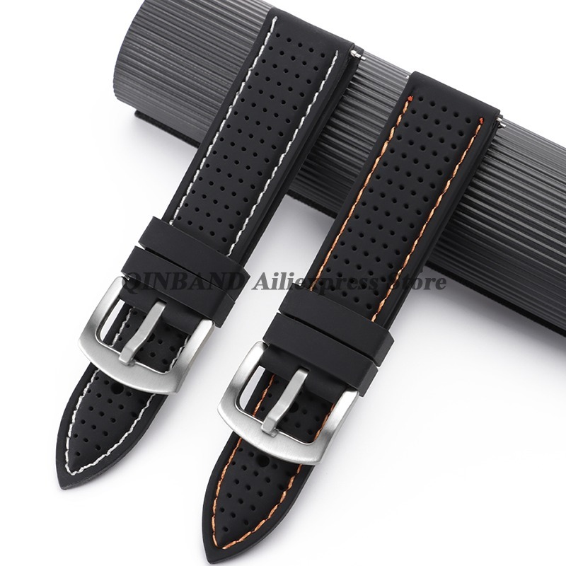 20/22/24mm Premium Silicone Wa - Smartwatch Premium Watches For Women 评论和价格