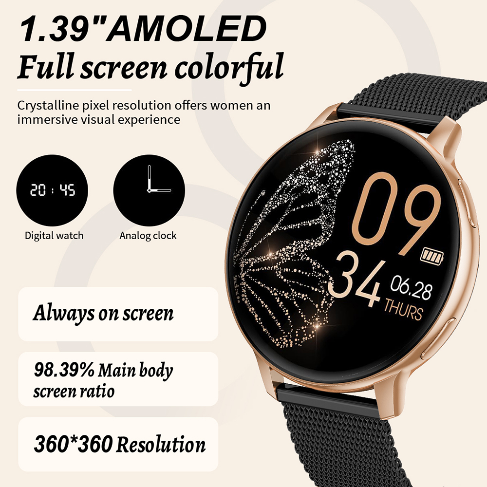 LIGE Fashion Smart Watch Women - Watches Ladies Smartwatch 评论和价格
