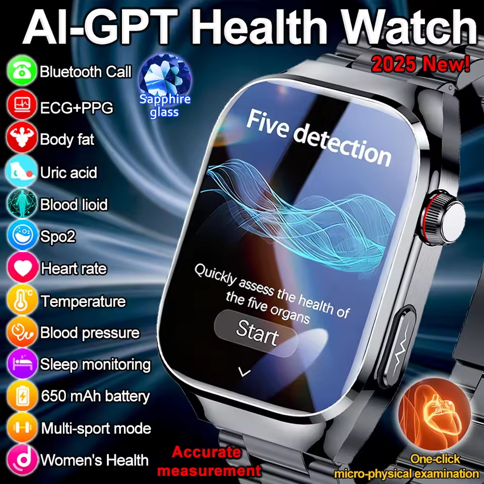2026 New Nursing Grade Uric Ac - Smartwatch Health Watches For Men 评论和价格