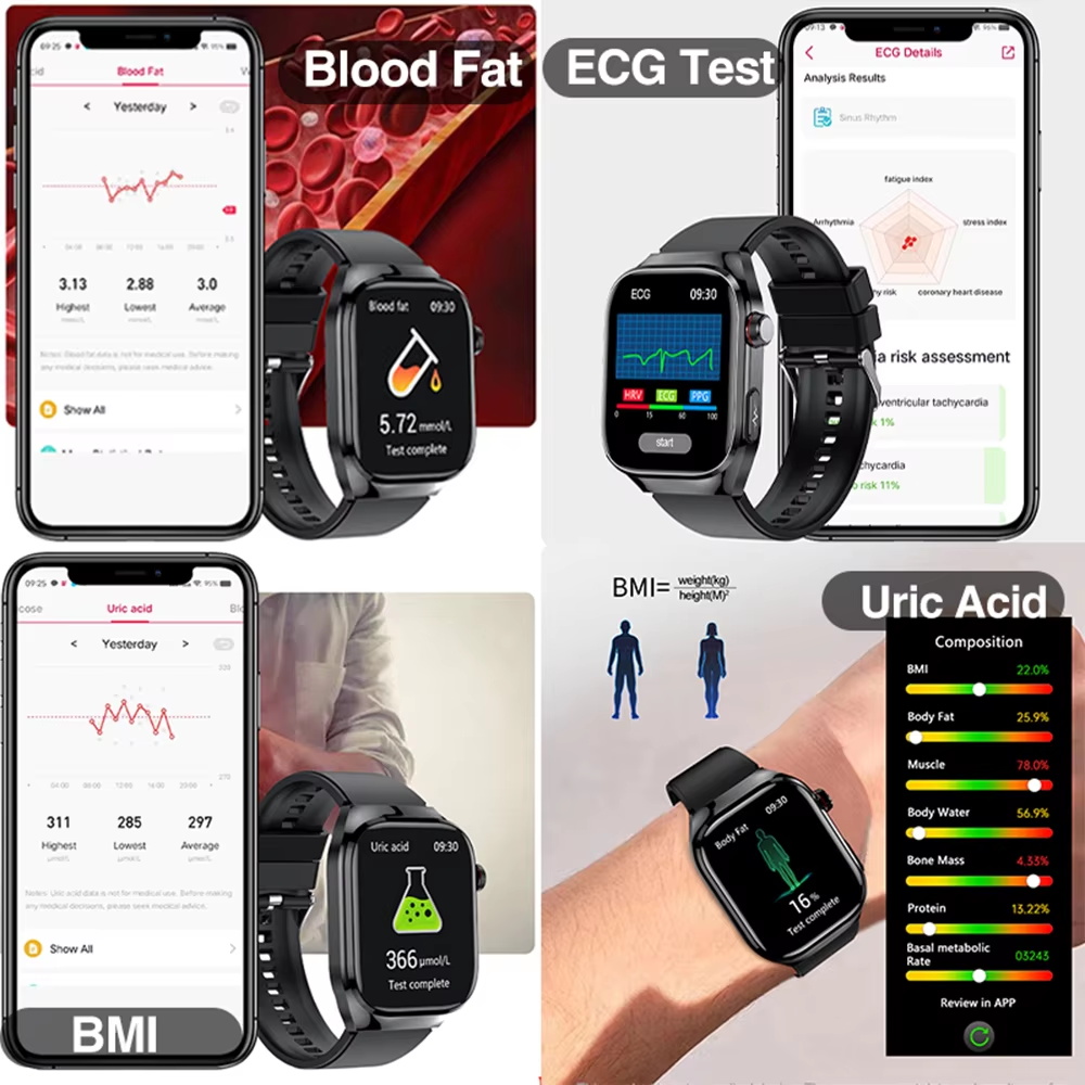 2026 New Nursing Grade Uric Ac - Smartwatch Health Watches For Men 评论和价格