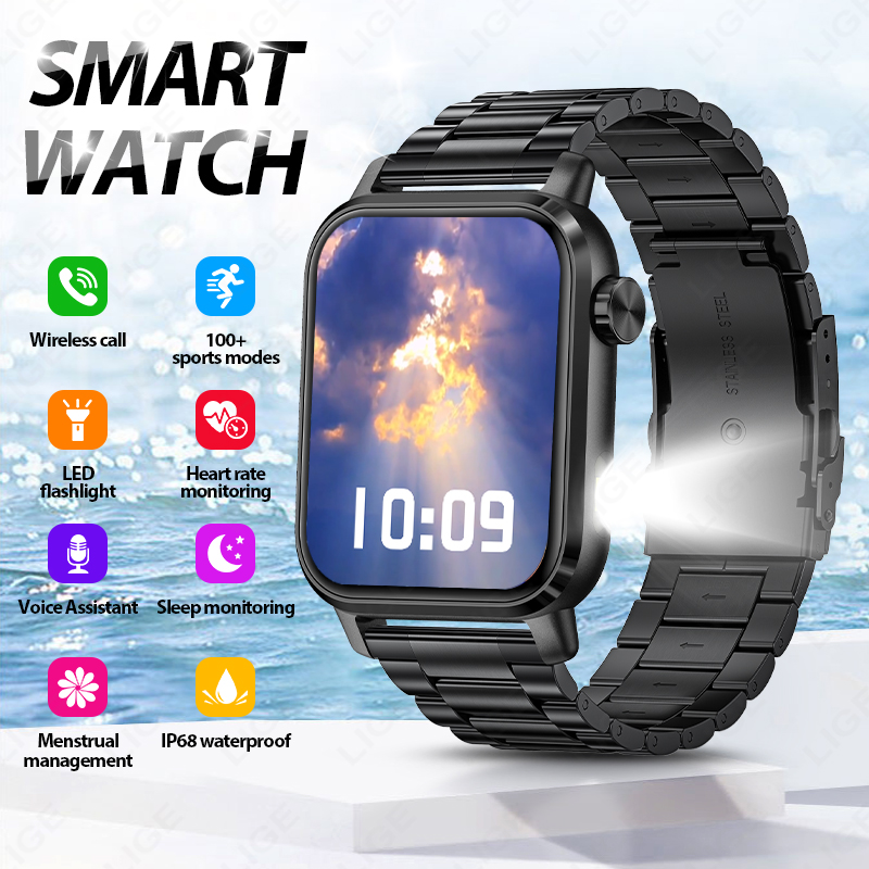 LIGE Smart Watch Sports Fitnes - Smartwatch Watches For Sale 评论和价格
