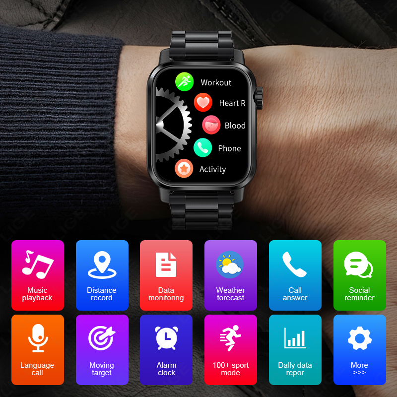 LIGE Smart Watch Sports Fitnes - Smartwatch Watches For Sale 评论和价格