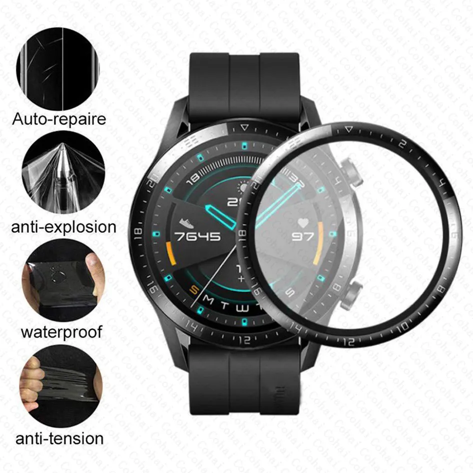 20D Curved Edge Tempered Glass - Smartwatch English 评论和价格