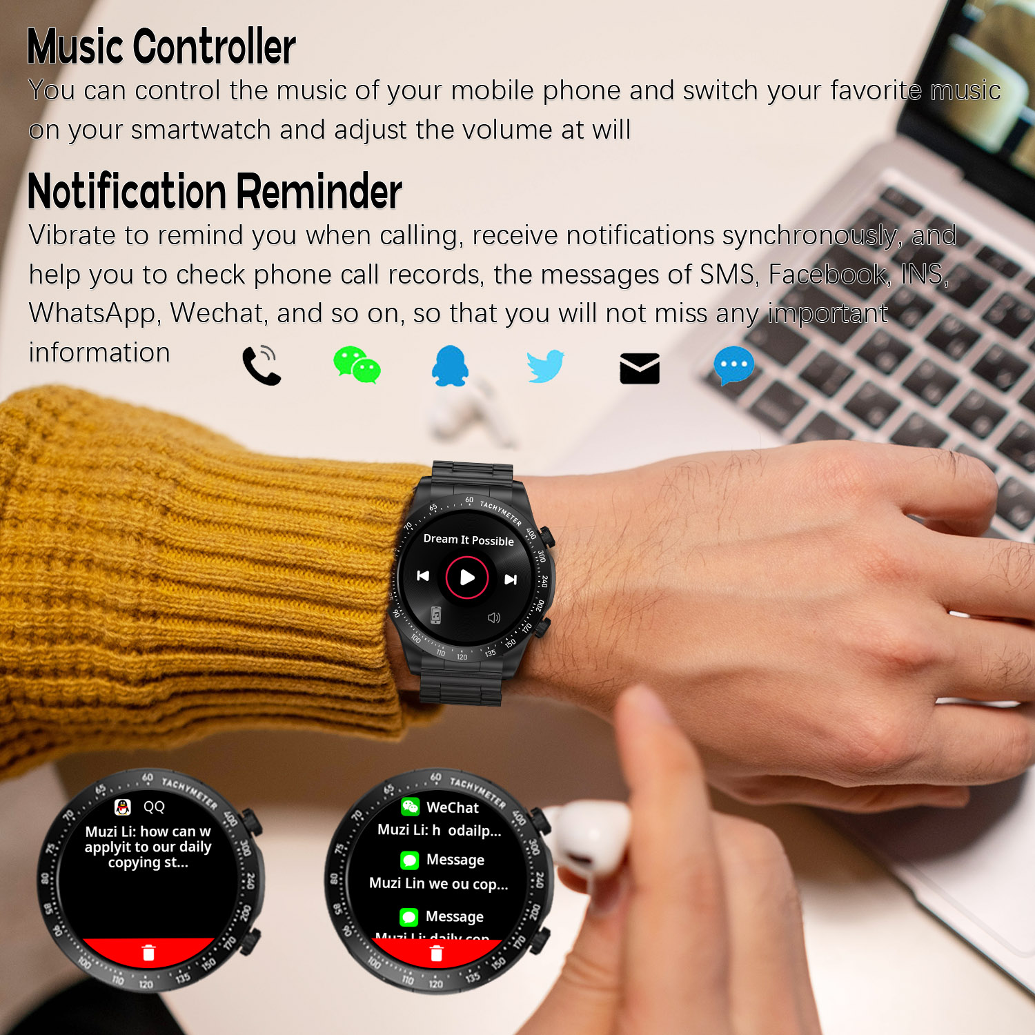 ROLLSTIMI Premium All-Match Me - Smartwatch Premium Watches For Women 评论和价格