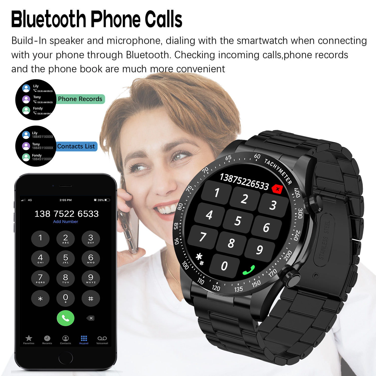 ROLLSTIMI Premium All-Match Me - Smartwatch Premium Watches For Women 评论和价格