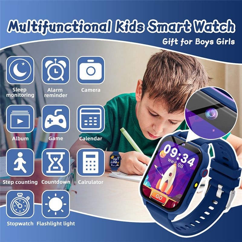BNVN-Children Study Smartwatch - Smartwatch Watches Birthday Gift For Boys 评论和价格