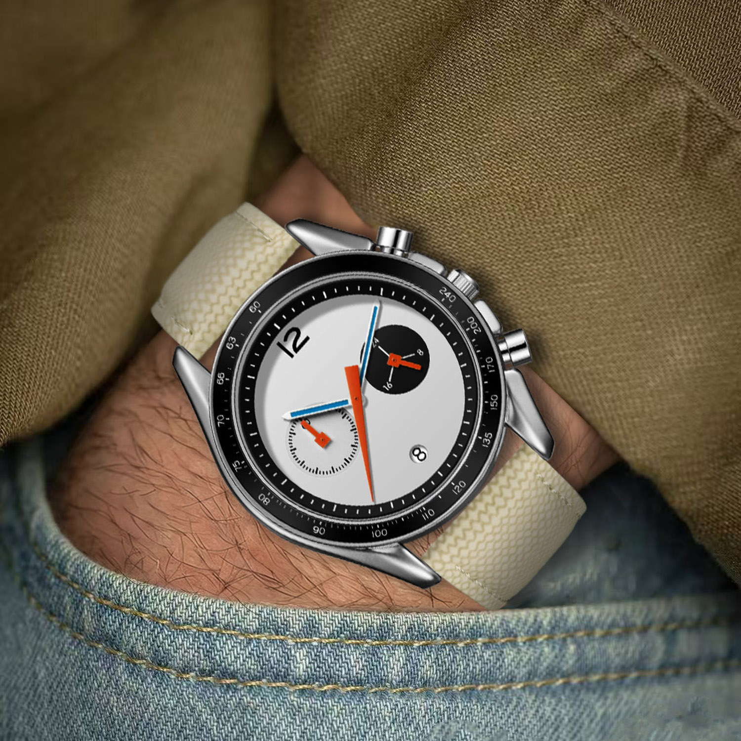 CILOA Vintage Racing Chronogra - Smartwatch Vintage Watches For Men 评论和价格
