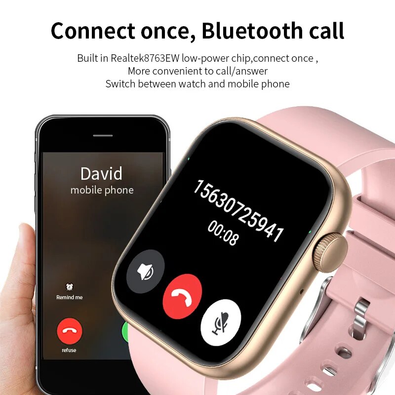 LIGE Bluetooth Call Smartwatch - Watches Ladies Smartwatch 评论和价格
