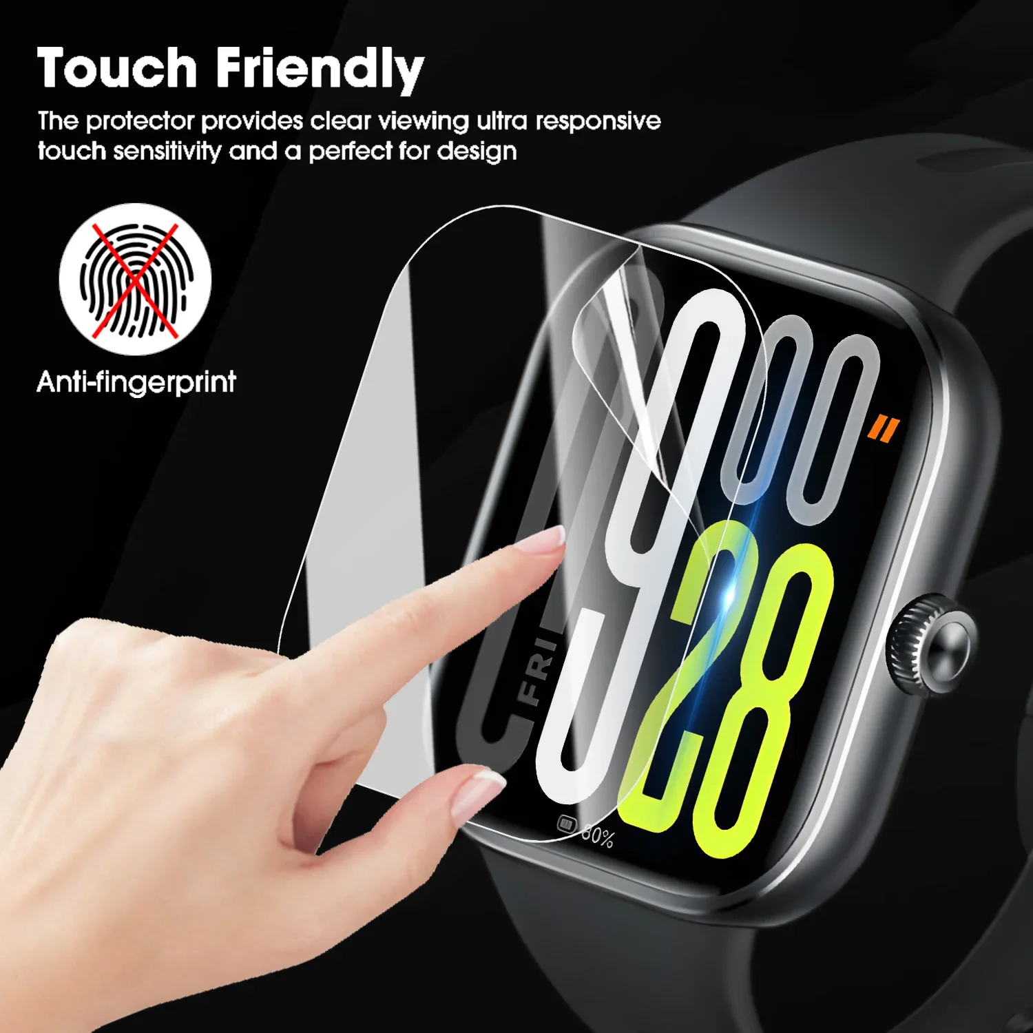 1-5PCS Hydrogel Protective Fil - Watch Redmi 评论和价格