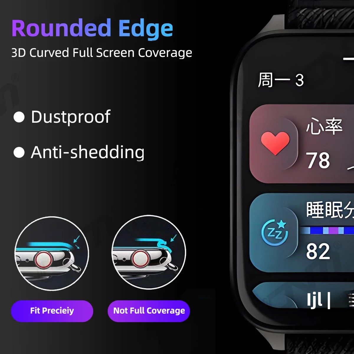 3D Protection Film for Garmin  - Xwatch Smartwatch 评论和价格