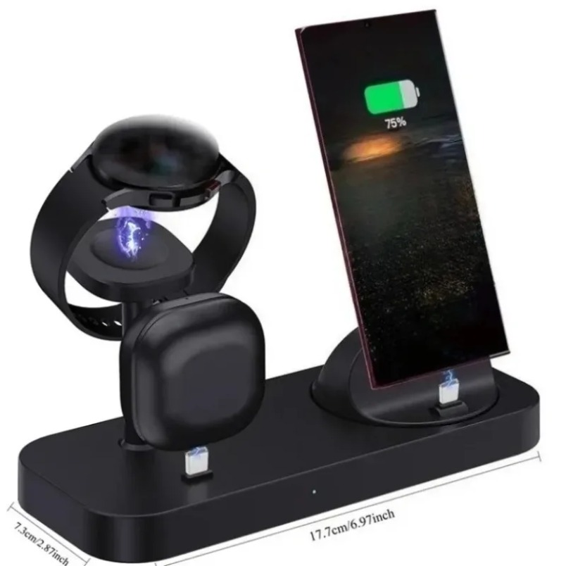 3 in 1 Wireless Charger Dual C - Watches Smartwatch Samsung 评论和价格
