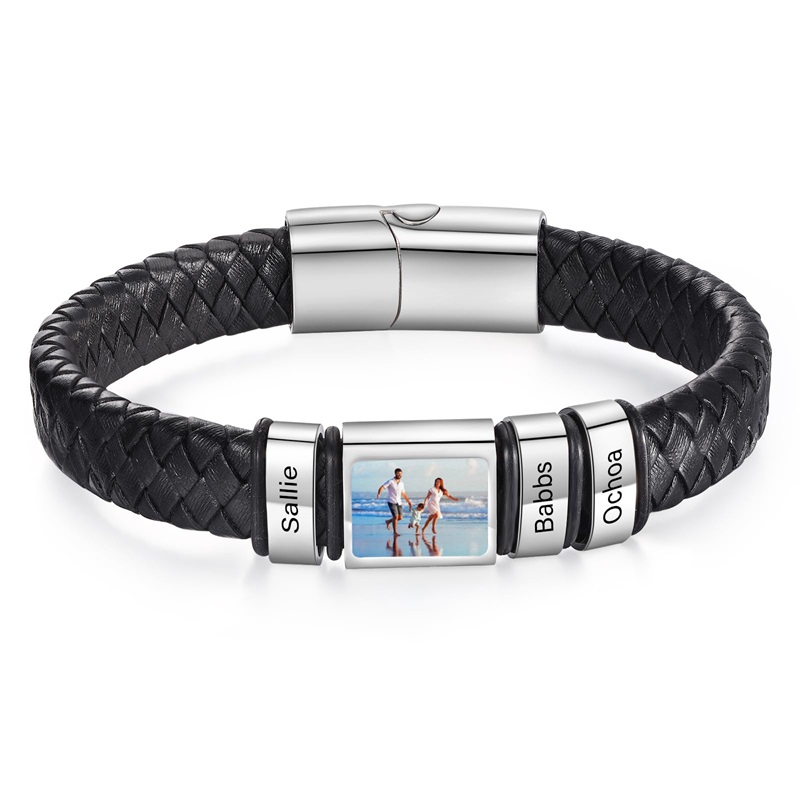 Custom Photo Bracelet for Men  - Smartwatch Sports Watches For Men 评论和价格