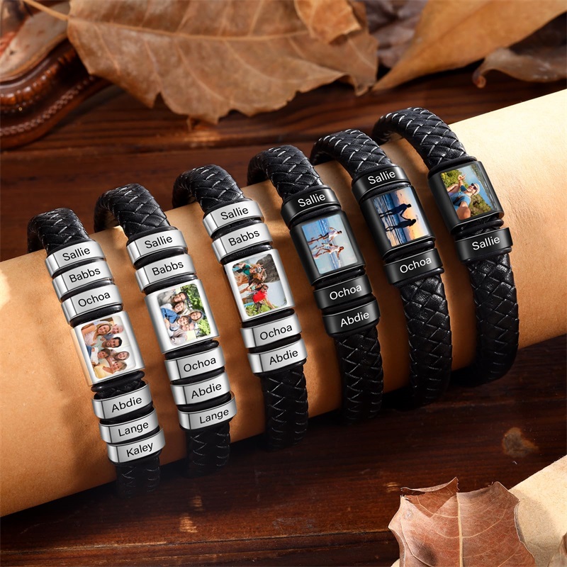 Custom Photo Bracelet for Men  - Smartwatch Sports Watches For Men 评论和价格