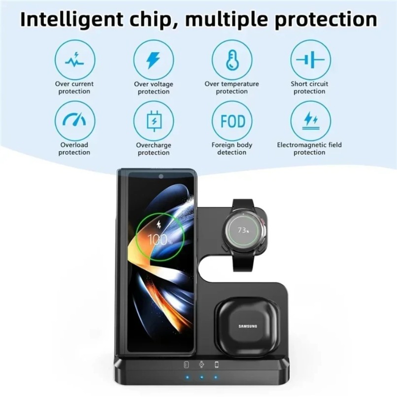 3 in 1 Wireless Charger Statio - Watches Smartwatch Samsung 评论和价格