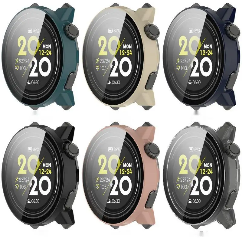 Tempered Glass + Case For Coro - Smartwatch English 评论和价格