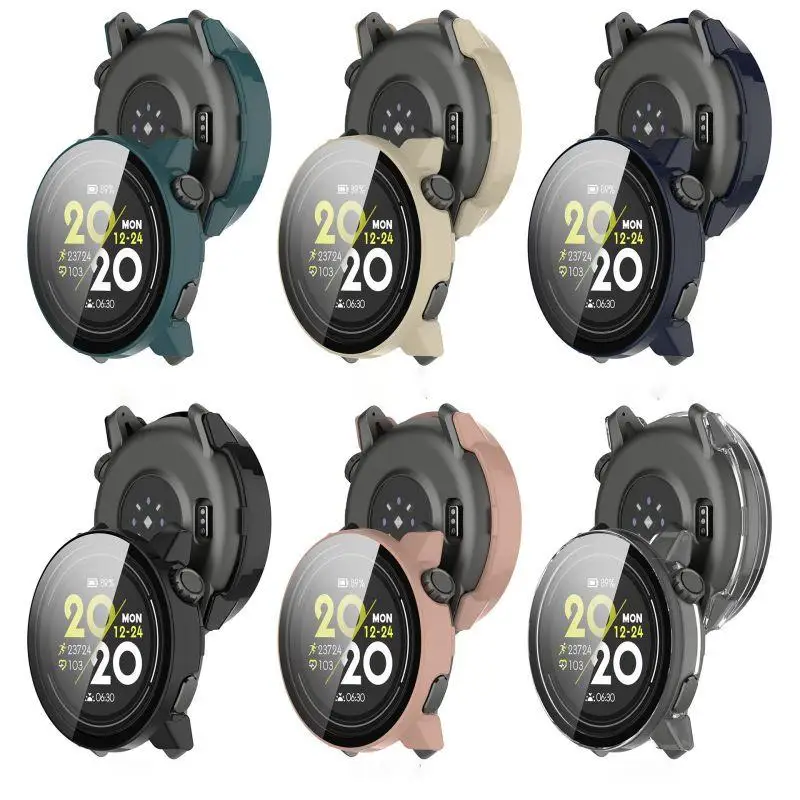 Tempered Glass + Case For Coro - Smartwatch English 评论和价格