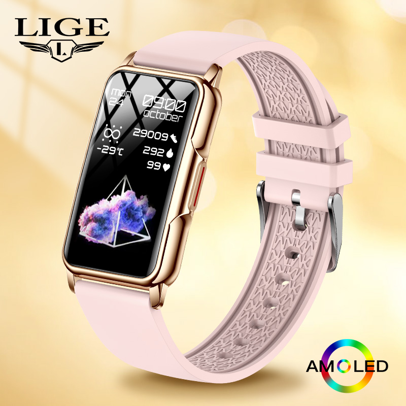 LIGE Pedometer Bluetooth Call  - Watches Ladies Smartwatch 评论和价格
